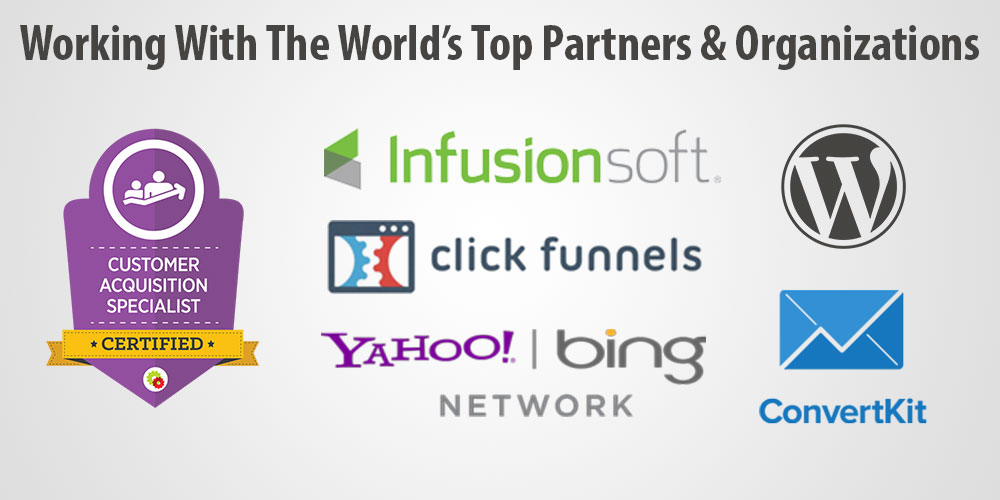 Working with the worlds top marketing partners and organizations